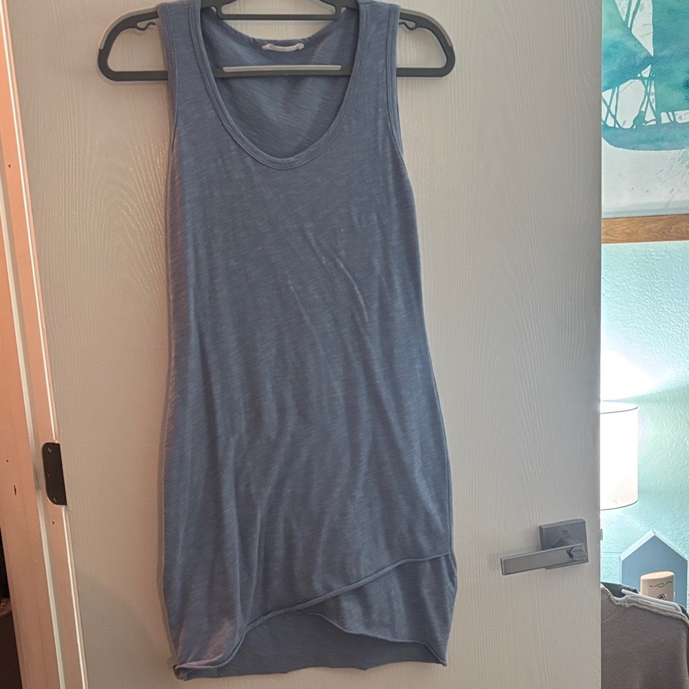 Sleeveless Blue Dress